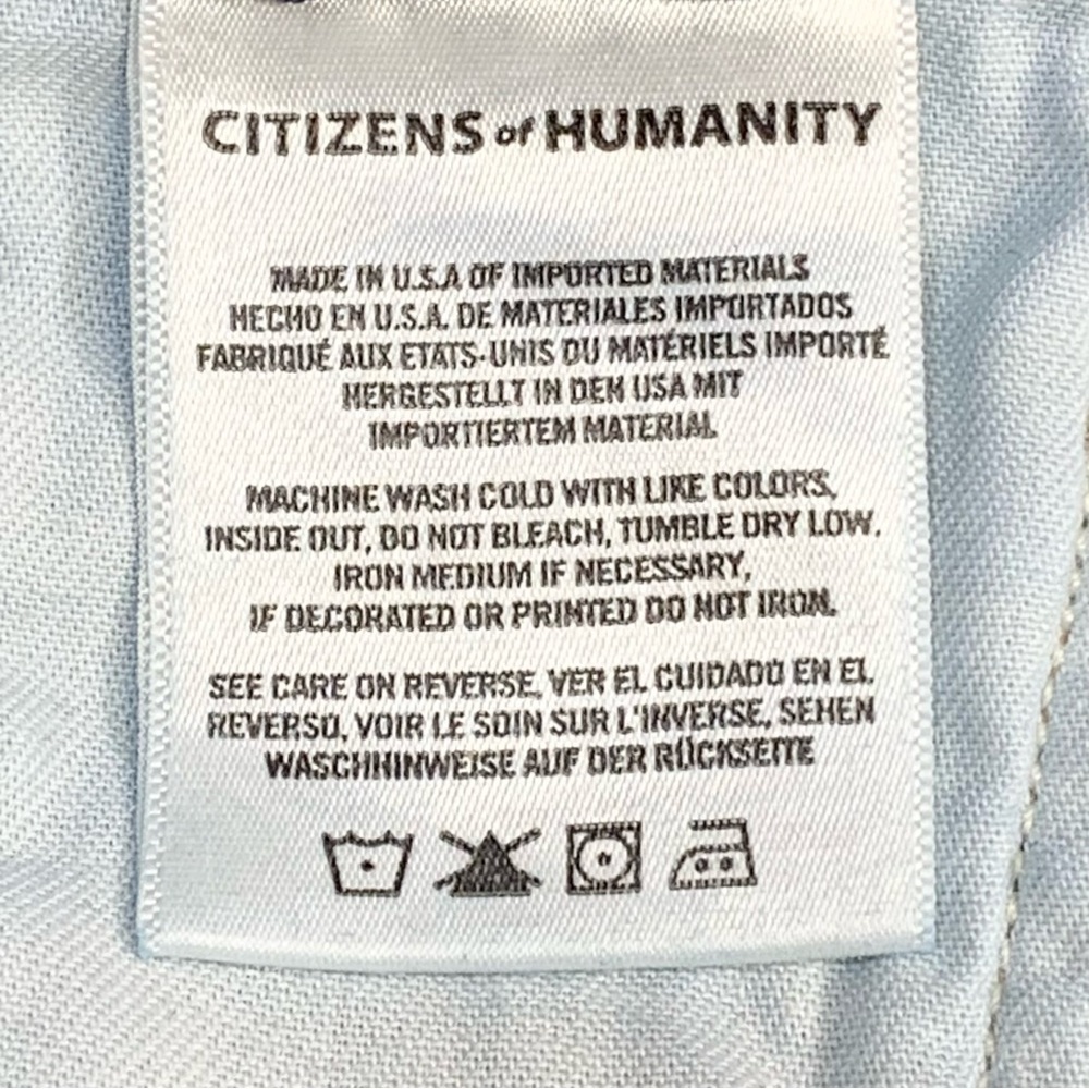 Citizens‎ of Humanity~Women’s Tangier Embroidered Demy Cropped Flare Jeans~Sz 27 - Picture 14 of 16